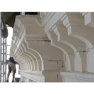 Remplacement des pierres des balcons